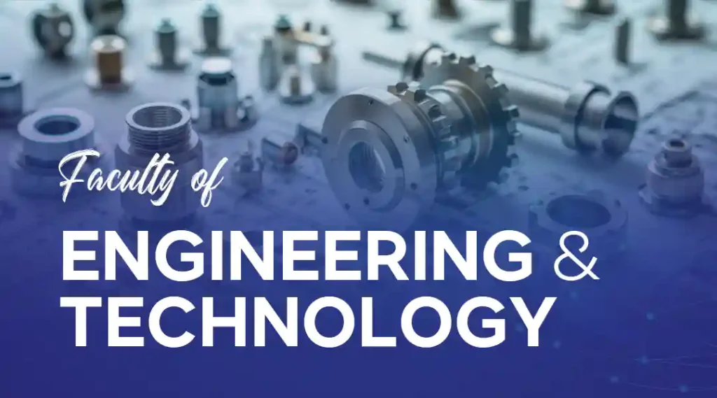 Portrait of faculty members from the Faculty of Engineering and Technology at University of Chenab.