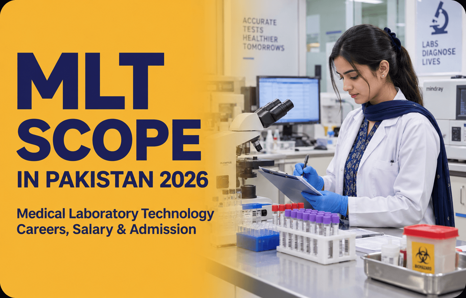 MLT Scope in Pakistan 2026 Medical Laboratory Technology Careers, Salary & Admission